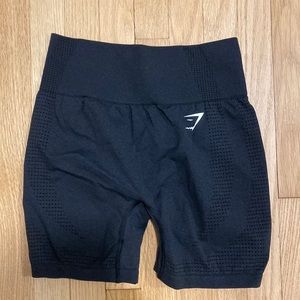 Gymshark Vital Seamless Shorts, Size: Large, Color: Black Marl
